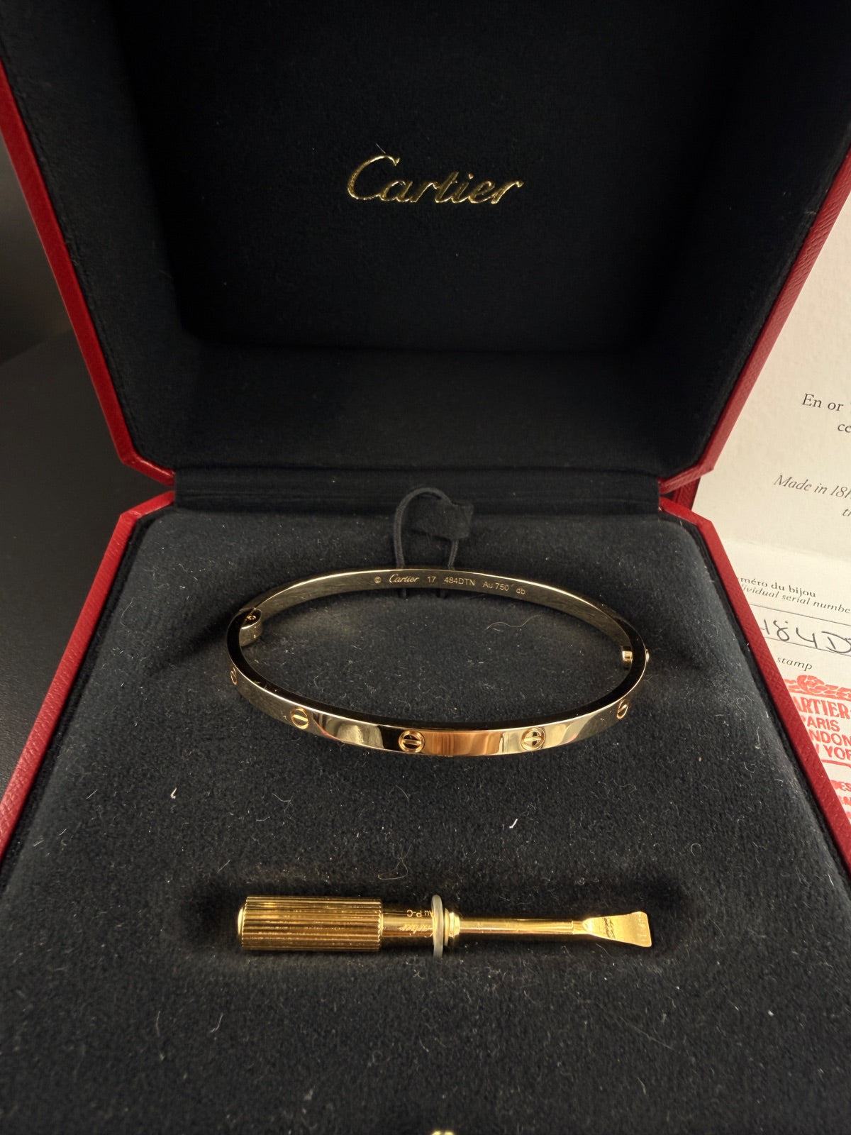 18K Yellow Gold Cartier Love Bracelet Pre-Owned