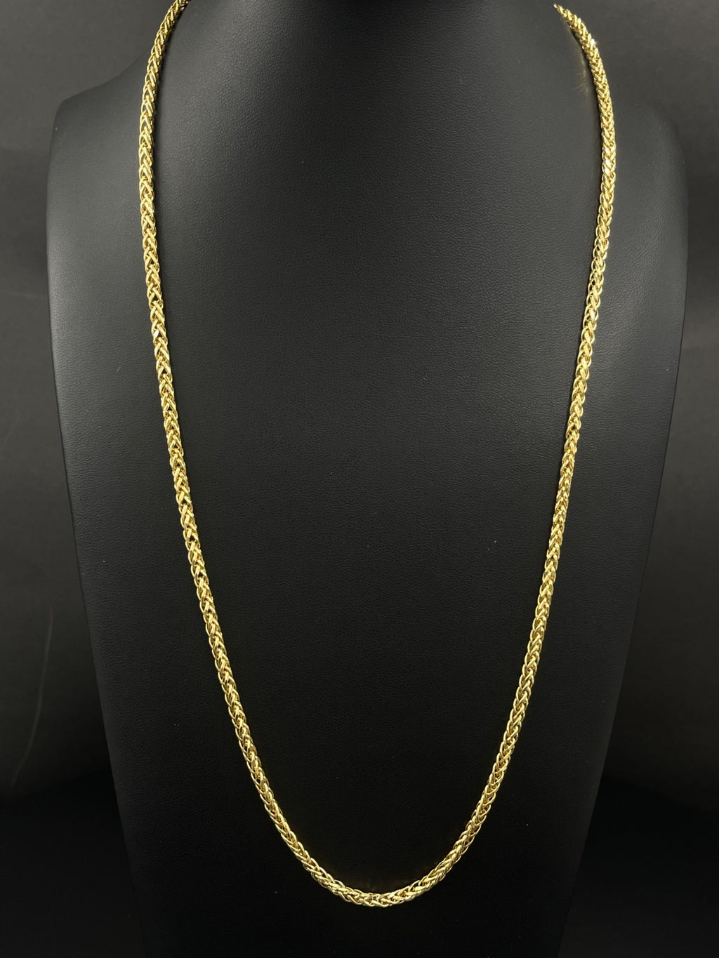 18K Gold Rope Chain Necklace 23 Inch Pre-Owned
