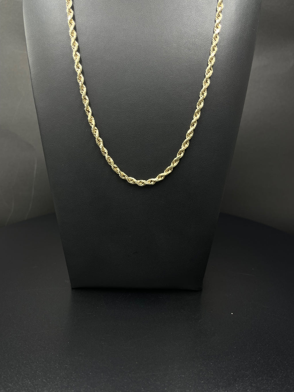 10K Gold Rope Chain 3.5mm 22 in