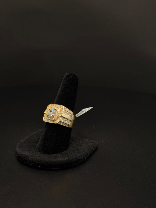 10K Gold Diamond Halo Ring – 12g, Size 9 | DD Pawn Loans