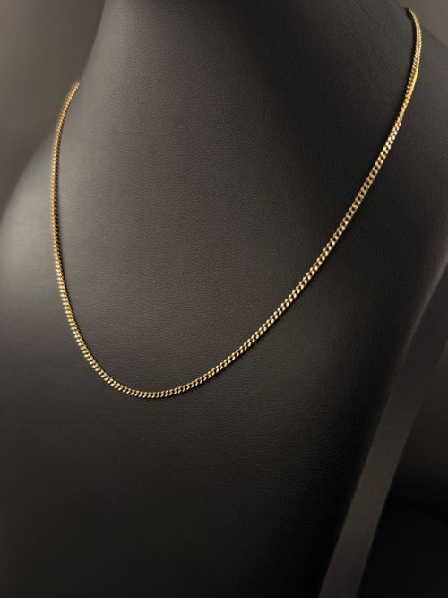 10K Gold Curb Chain 21 Inch Pre-Owned