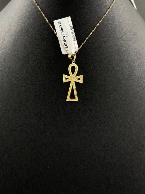 10K gold cross pendant, 1 gram, pre-owned | DD Pawn Loans