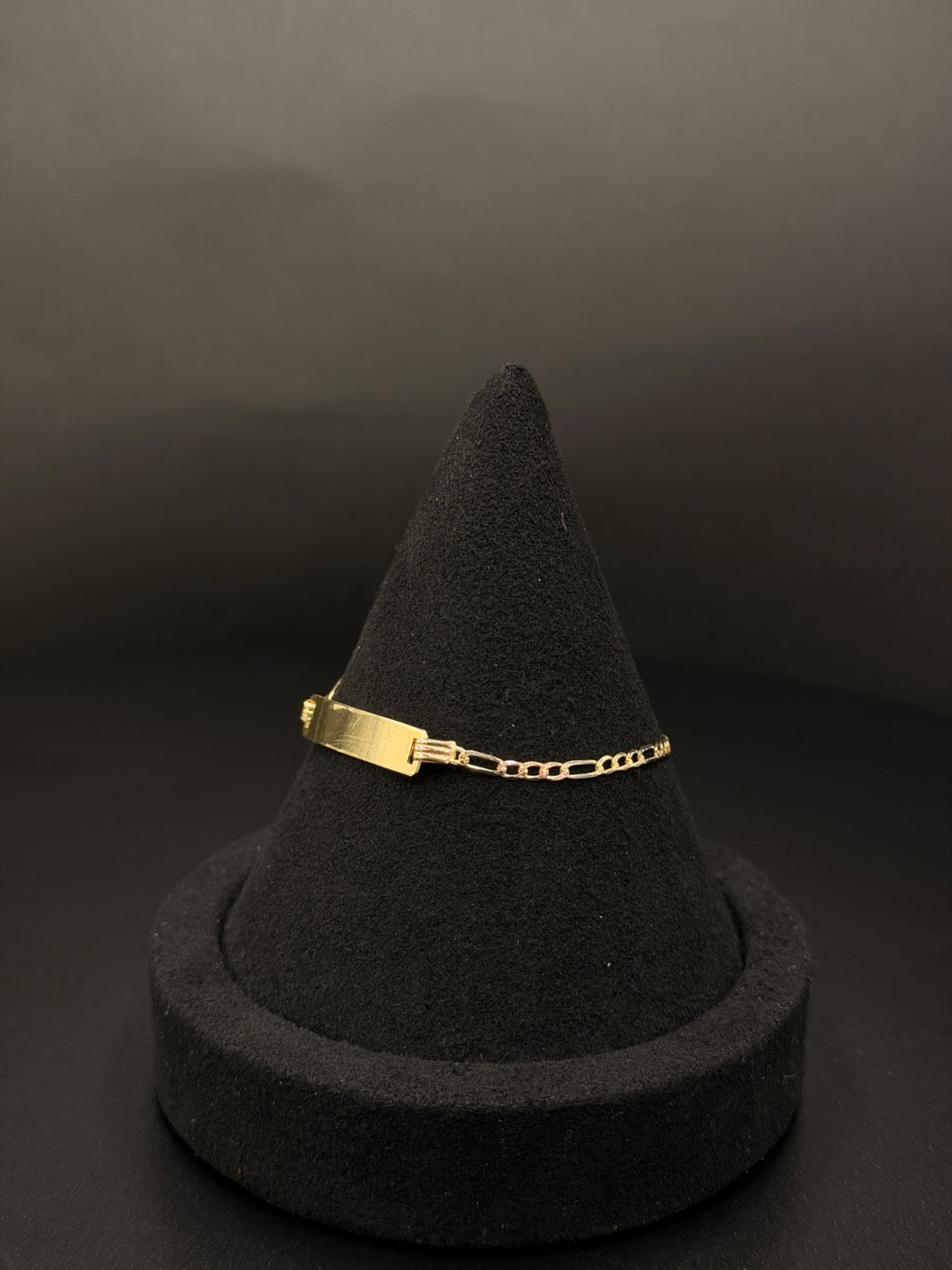 14K Yellow Gold ID Bar Bracelet 2.6 Grams — photo 2