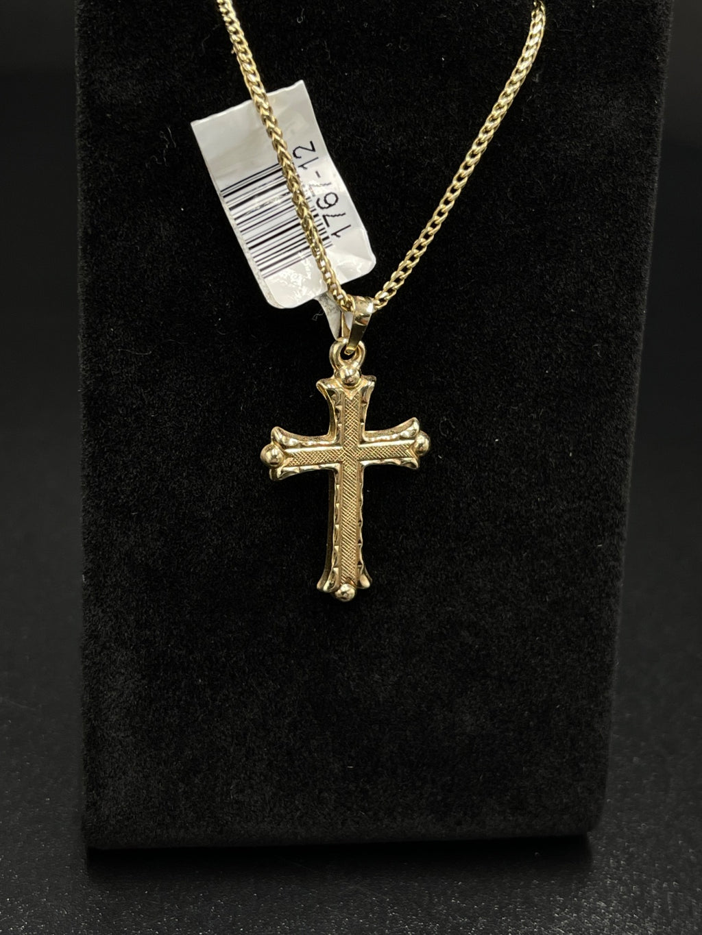 14K Gold Cross Pendant Necklace – 1.27g | DD Pawn Loans
