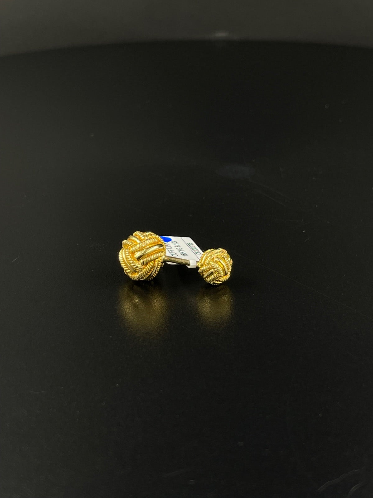 18K Gold Knot Cufflinks 9.1g