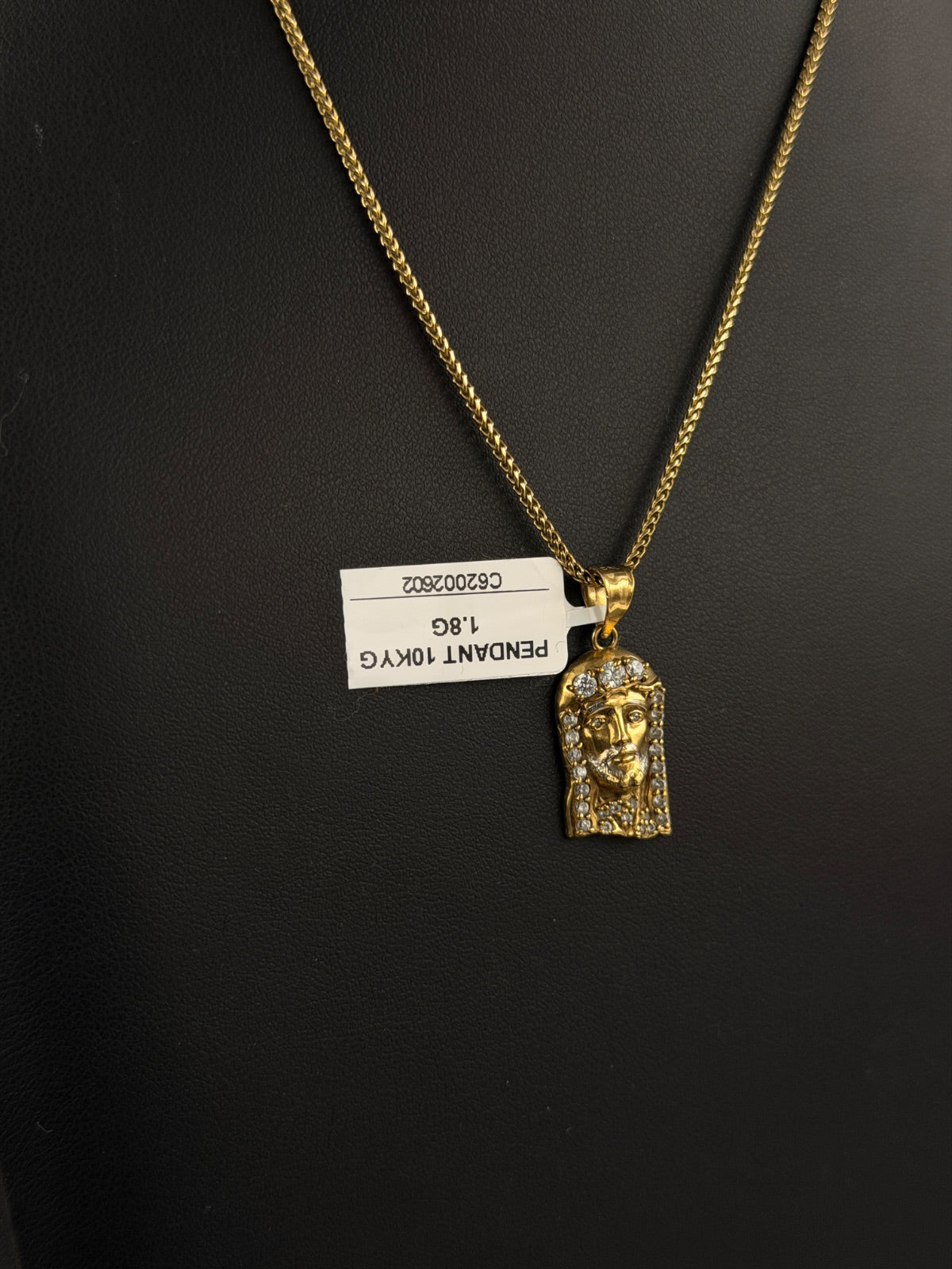 10K Gold Jesus Head Pendant for Sale | Pre-owned