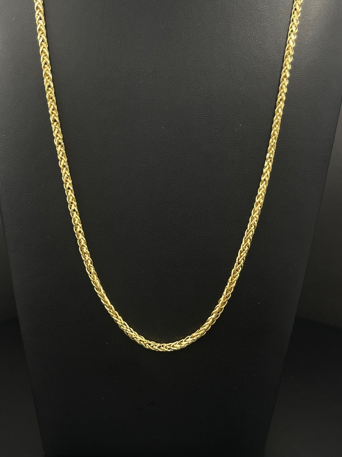 18K Gold Rope Chain Necklace 23 Inch Pre-Owned