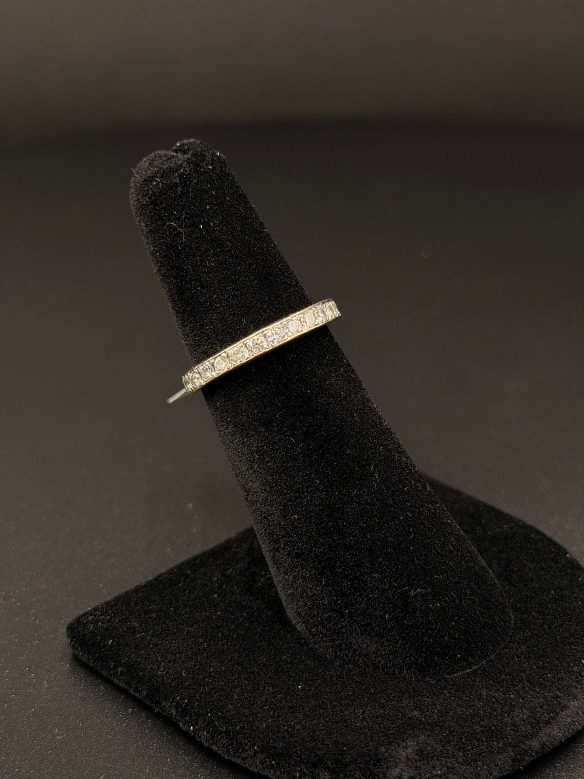 14K Gold Diamond Band Ring Size 5.5 for Sale
