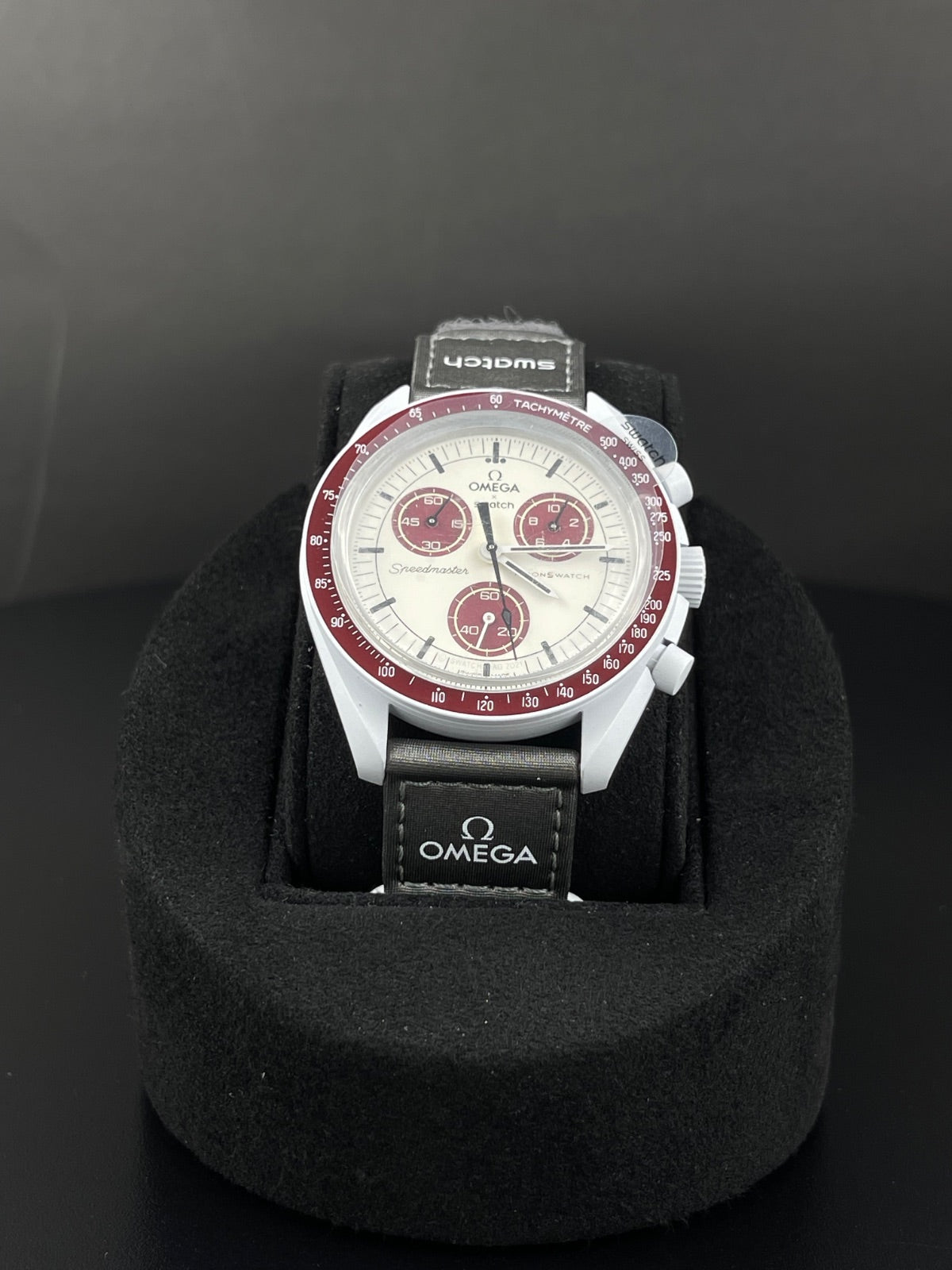 OMEGA Mission To Pluto Velcro Gray WatchDiameter: 42.00 mmThickness: 13.25 mm