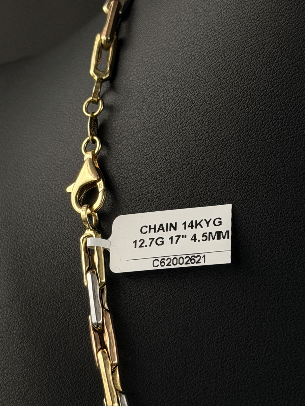 14K Gold Link Chain 17in Pre-Owned for Sale