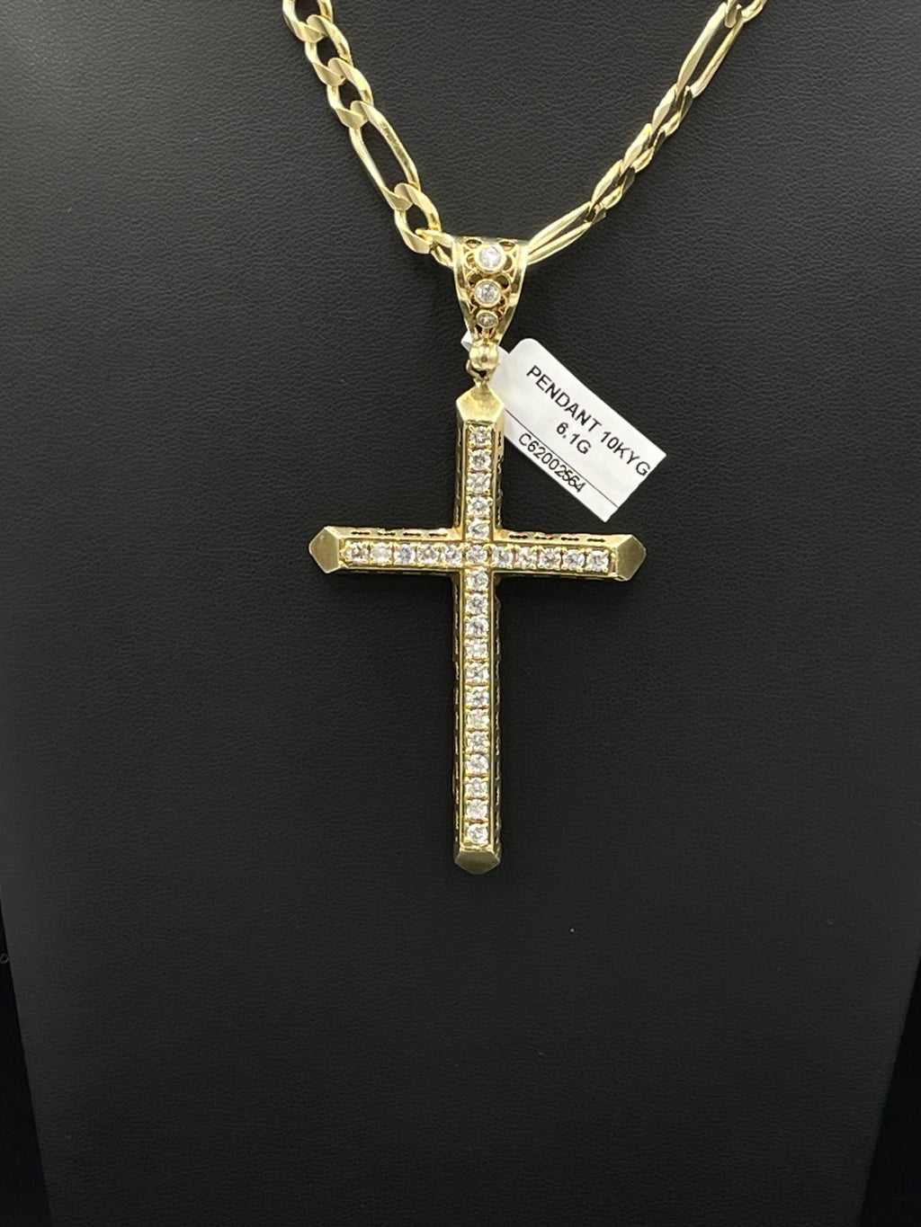 10K Yellow Gold Diamond Cross Pendant 6.1g | DD Pawn Loans — photo 3