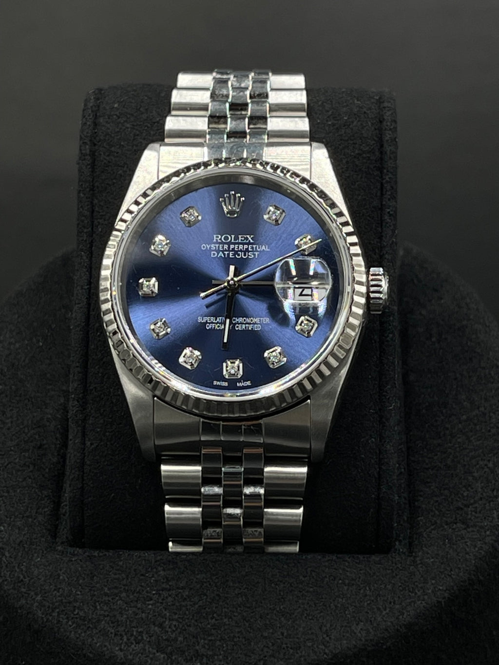 Rolex Datejust 36mm Steel Blue Diamond Dial | DD Pawn Loans — photo 3