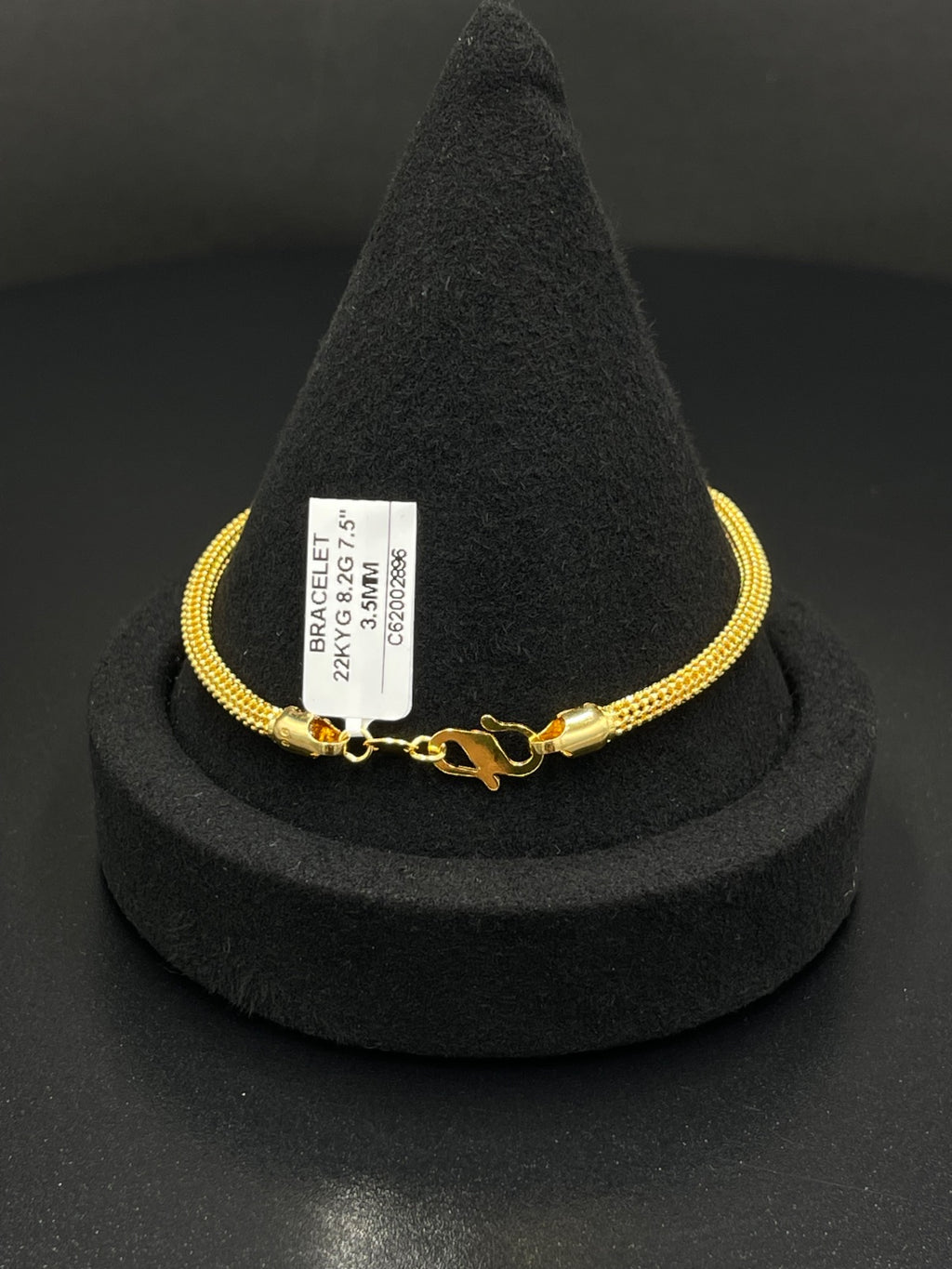 22K Gold Bracelet – 8.2g, 7.5in, 3.5mm | DD Pawn Loans