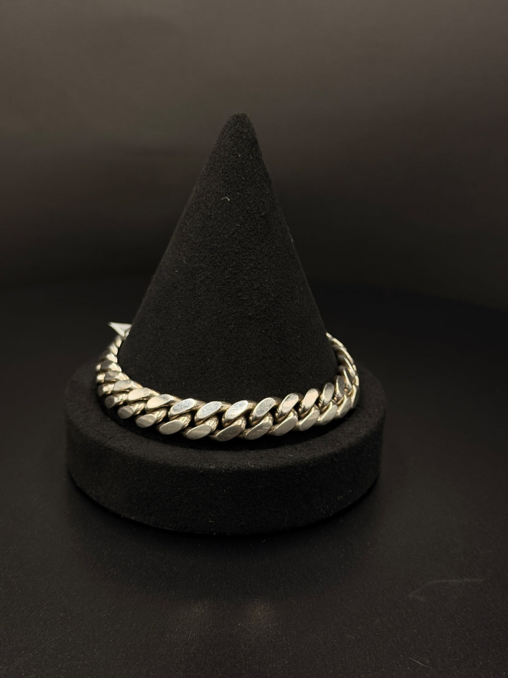 .925 Sterling Silver Miami Cuban Link Bracelet 59 Grams — photo 3