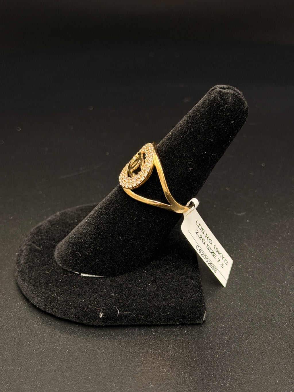 10K Gold Chanel CC Ring – 2.2g, Size 7.5 | DD Pawn Loans — photo 3