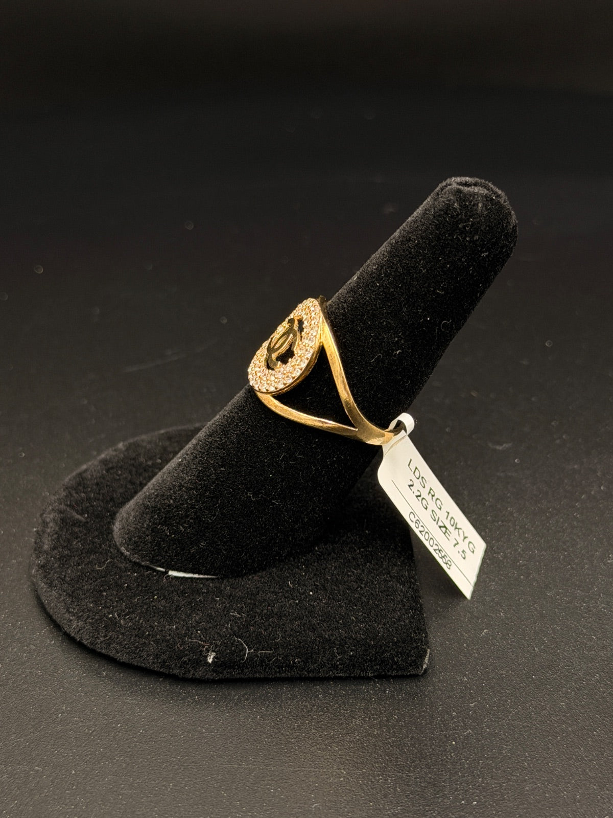 10K Gold Chanel CC Ring – 2.2g, Size 7.5 | DD Pawn Loans — photo 3