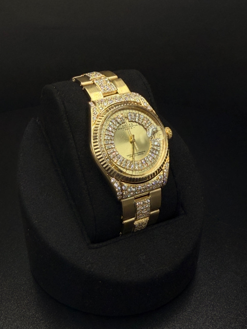 Rolex Datejust 36mm 18K Gold Diamond Watch