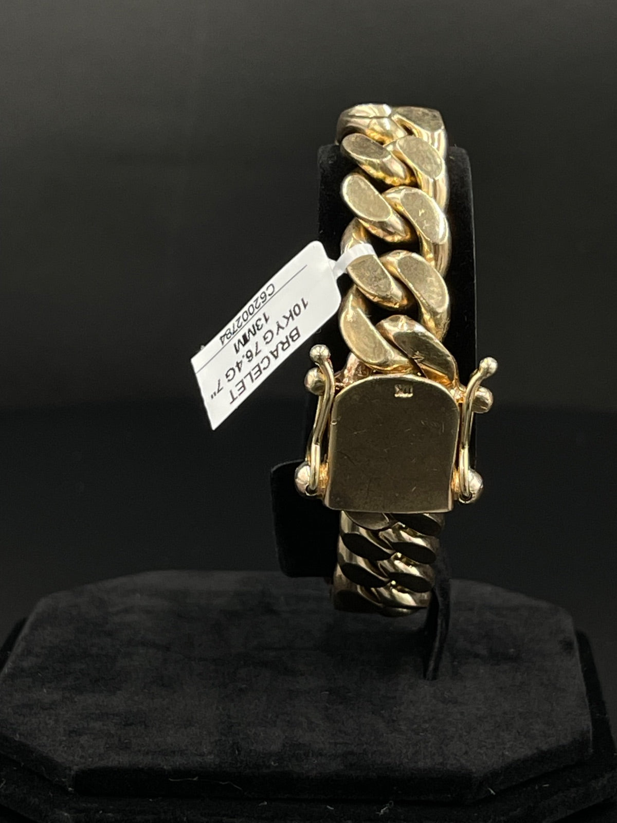 10K Gold Cuban Bracelet 
13mm
7 in