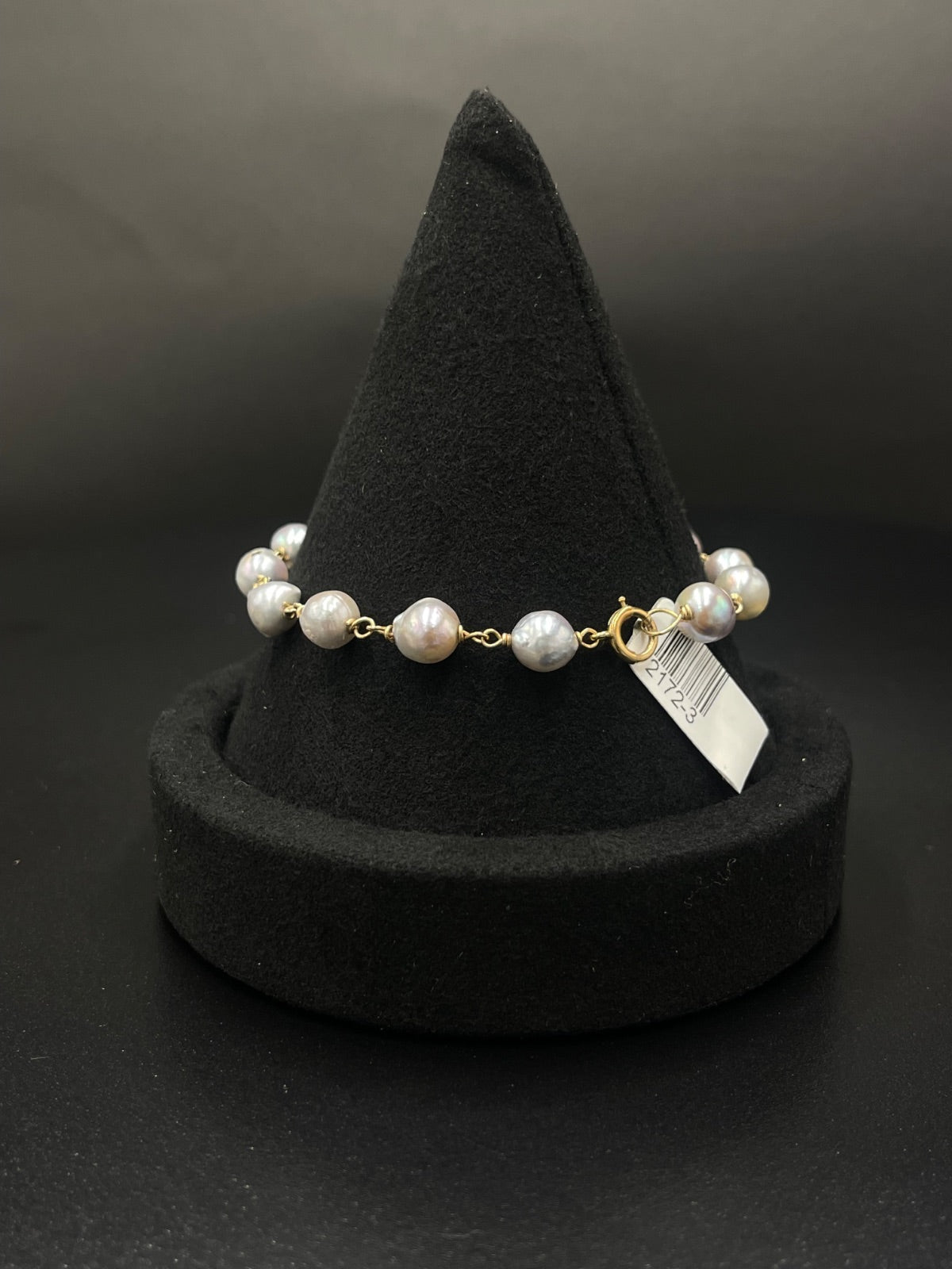 14K Gold Pearl Bracelet 7.5g — photo 3