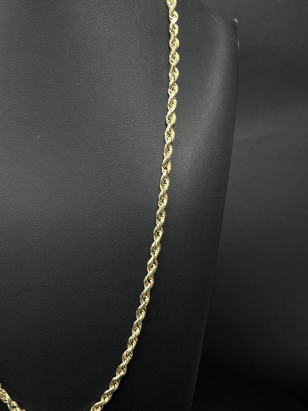 10K Gold Rope Chain 3.5mm 22 in
