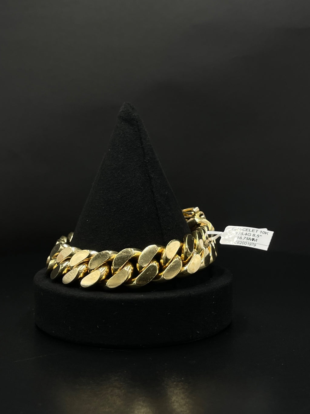 10K Gold Curb Link Bracelet – 175.4g 8.5" | DD Pawn Loans