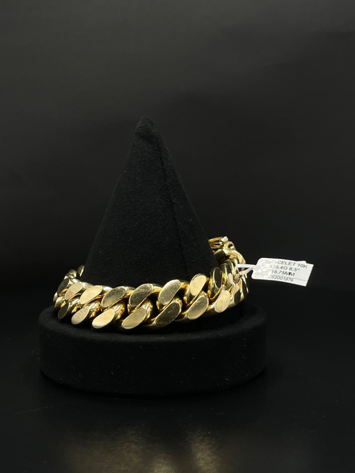 10K Gold Curb Link Bracelet – 175.4g 8.5" | DD Pawn Loans
