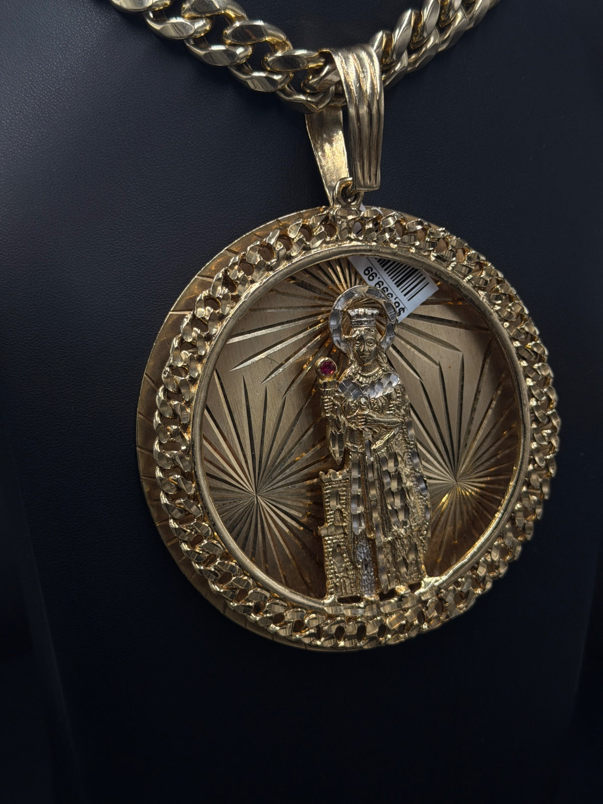 10K Gold Saint Barbara Medallion – 110.3g | DD Pawn Loans — photo 3