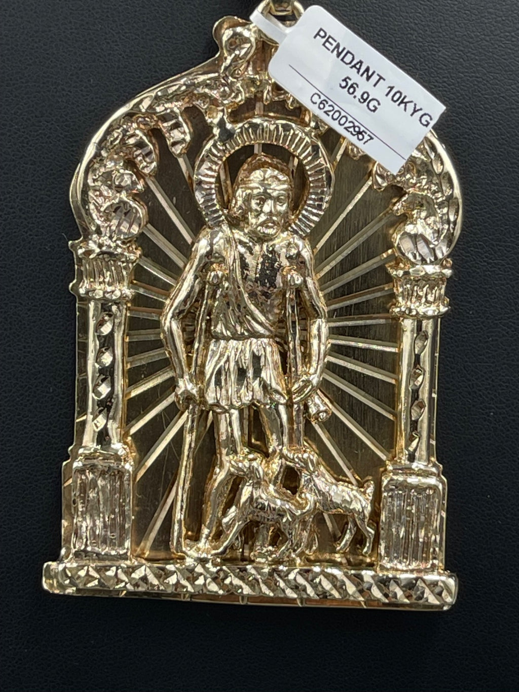 10K Gold St. Lazarus Pendant – 56.9g | DD Pawn Loans