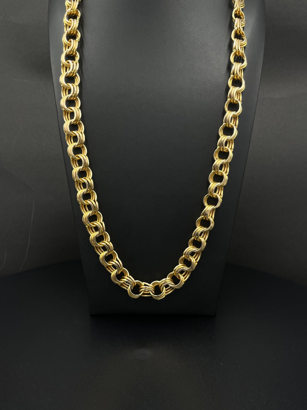 10K Gold Mariner Link Chain Necklace 26in