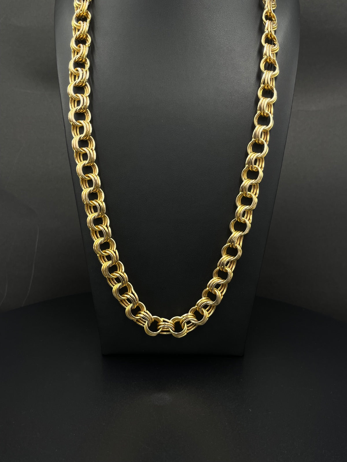 10K Gold Mariner Link Chain Necklace 26in