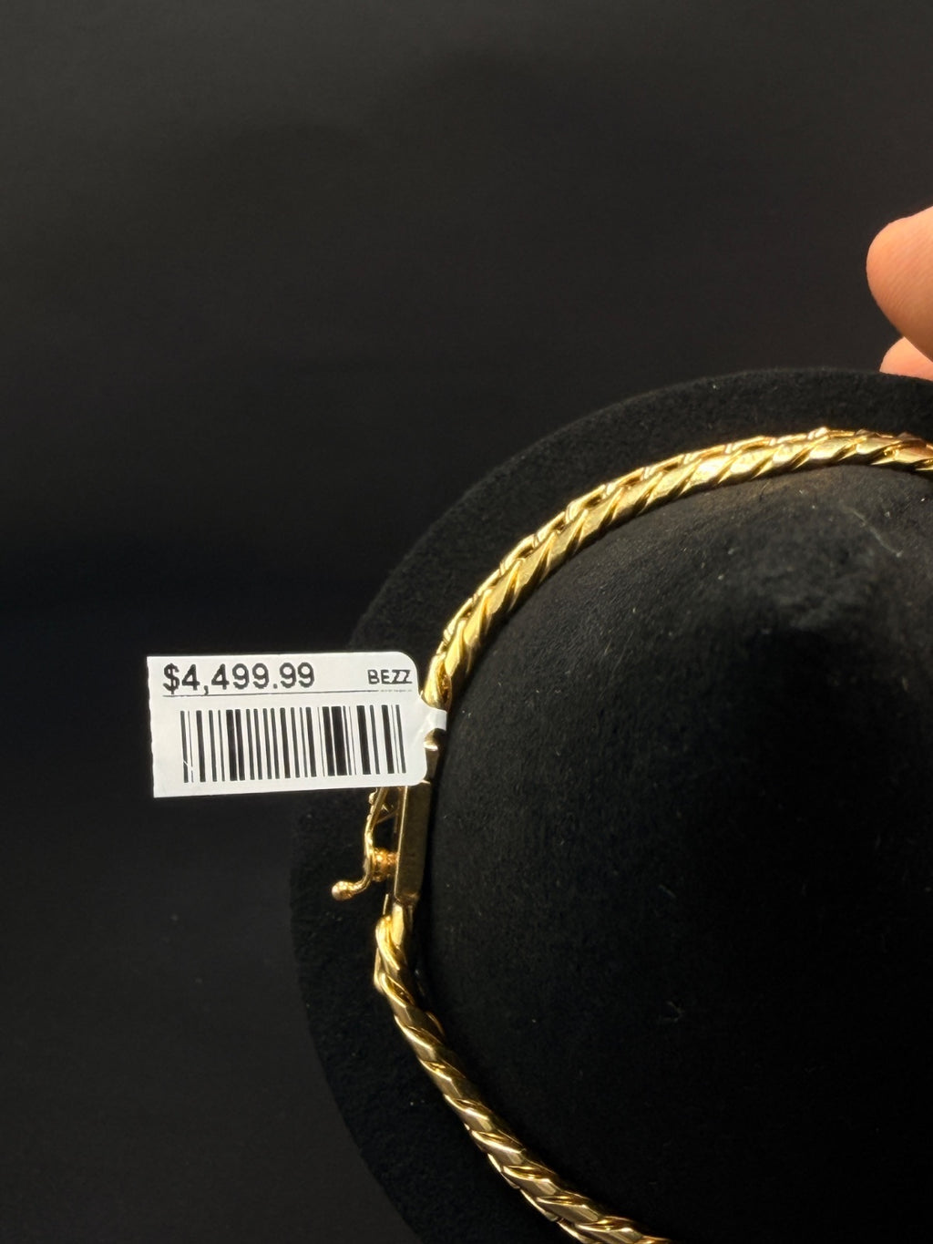 18K Gold Twisted Rope Bracelet for Sale