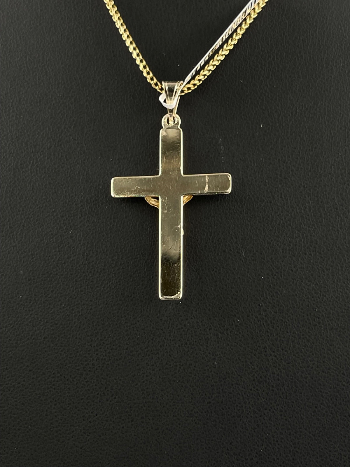 14K Yellow Gold Crucifix Pendant 1.3 Grams 20.91mm