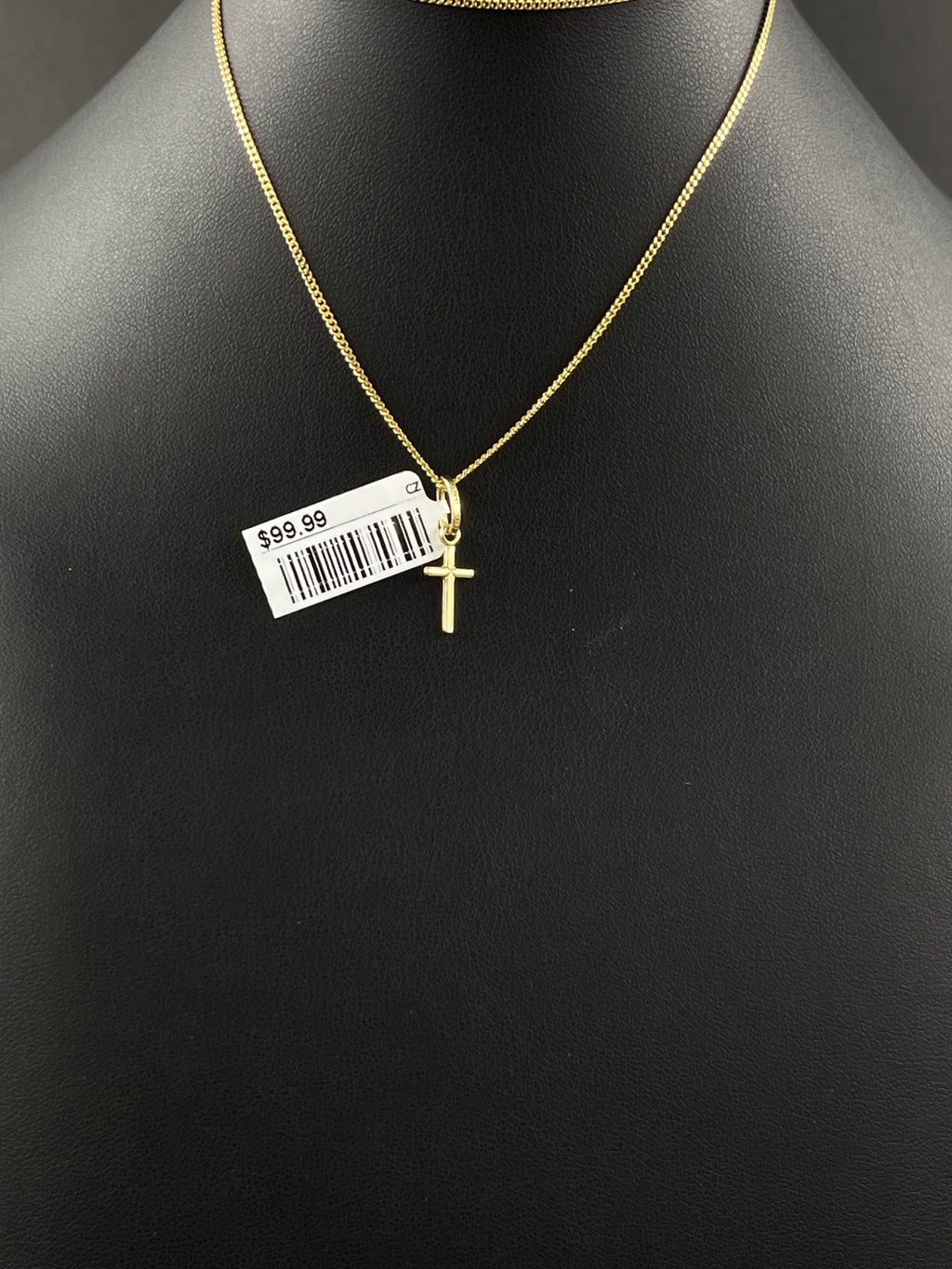 14K Gold Cross Pendant – 0.4g, 6.3mm | DD Pawn Loans