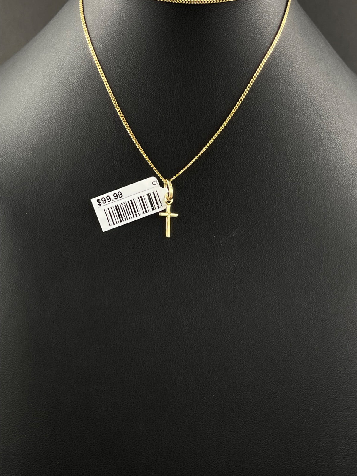 14K Gold Cross Pendant – 0.4g, 6.3mm | DD Pawn Loans