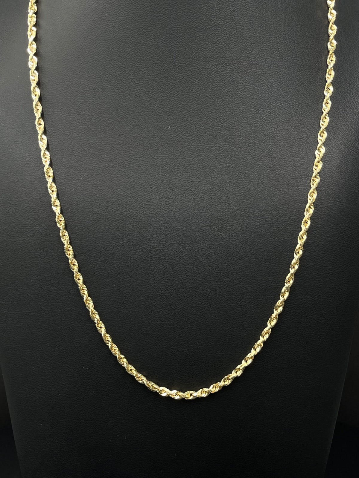14K Gold Rope Chain 2.75mm 20 in