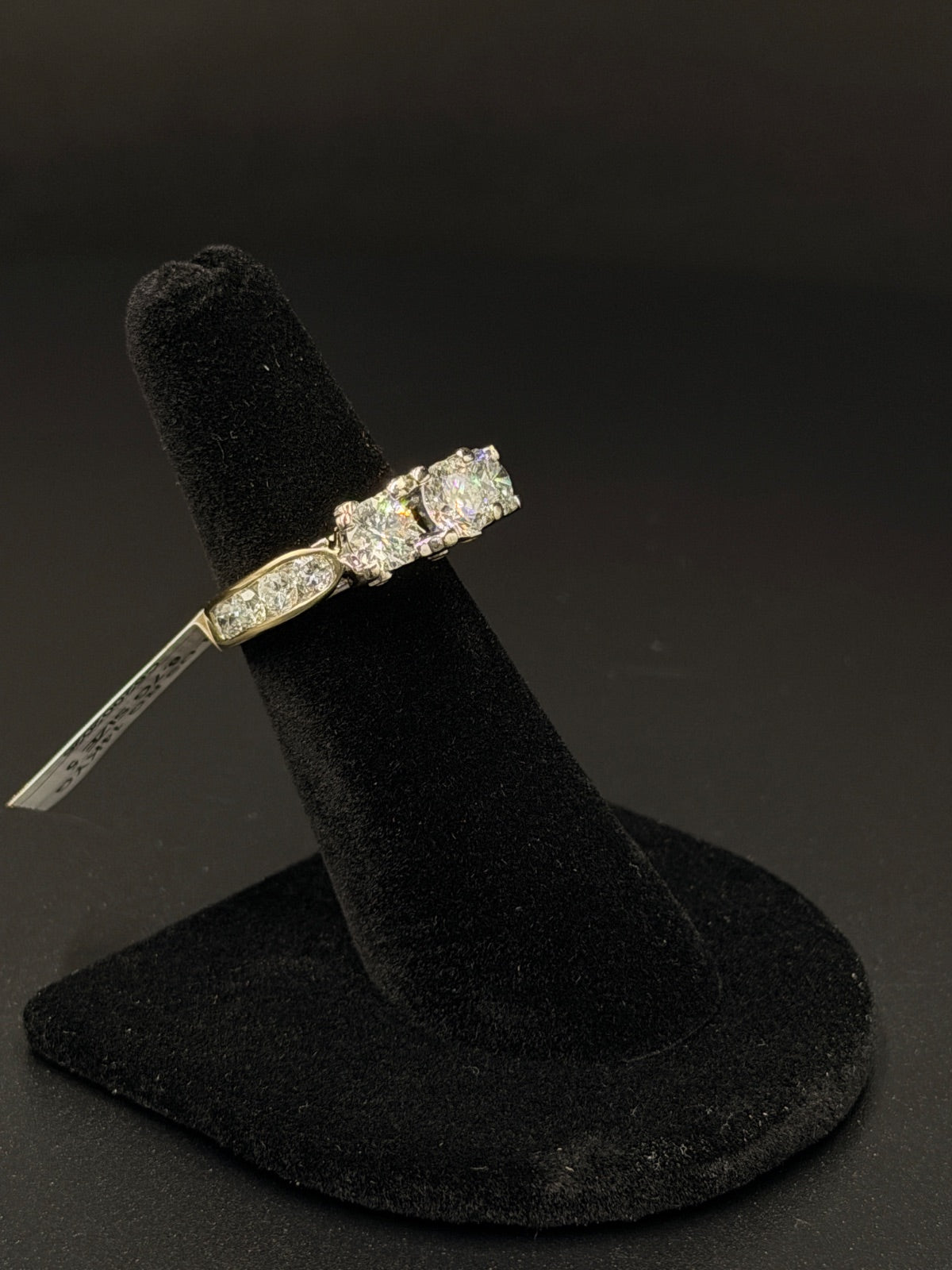 14K Yellow Gold Diamond Ring Size 5 6.7 Grams — photo 3