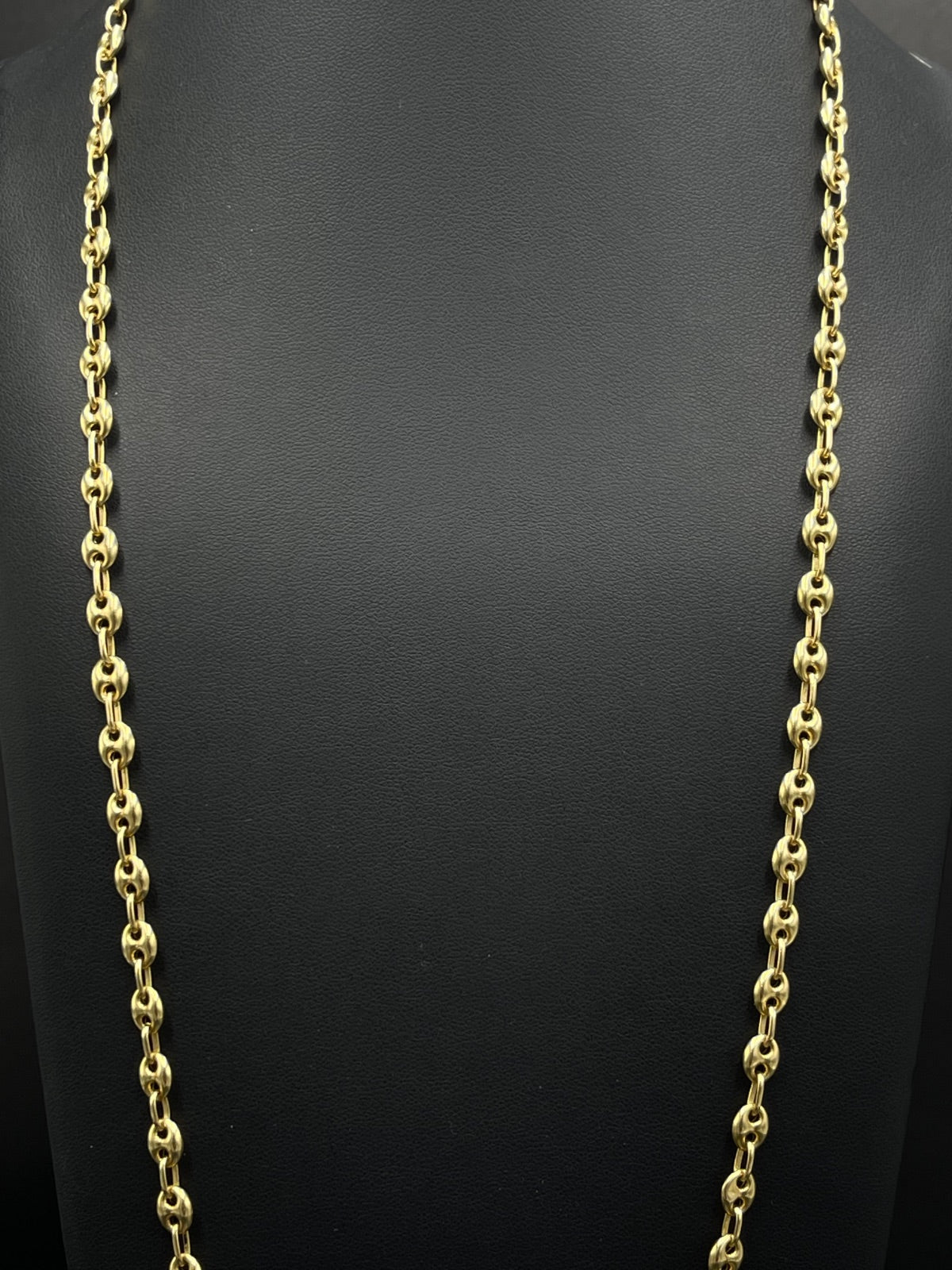18K Gold Cable Chain Necklace 28" - Pre-Owned