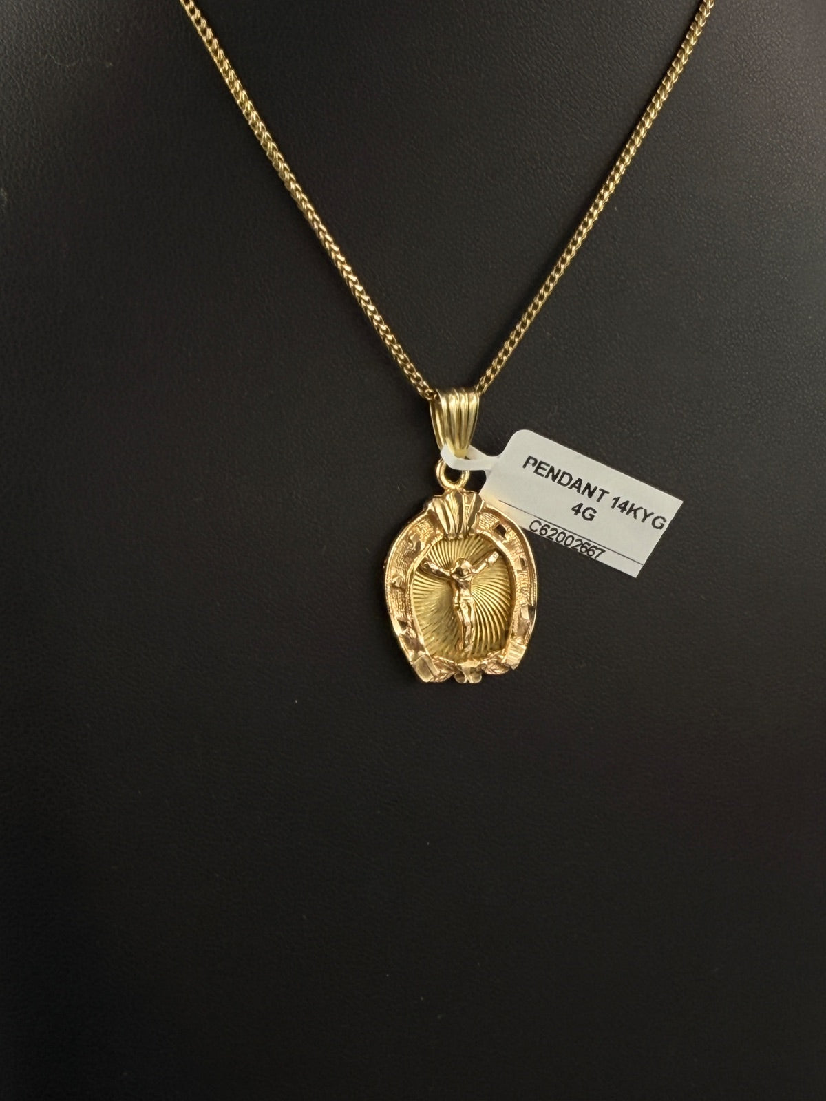 14K Gold Religious Pendant for Sale | Pre-owned