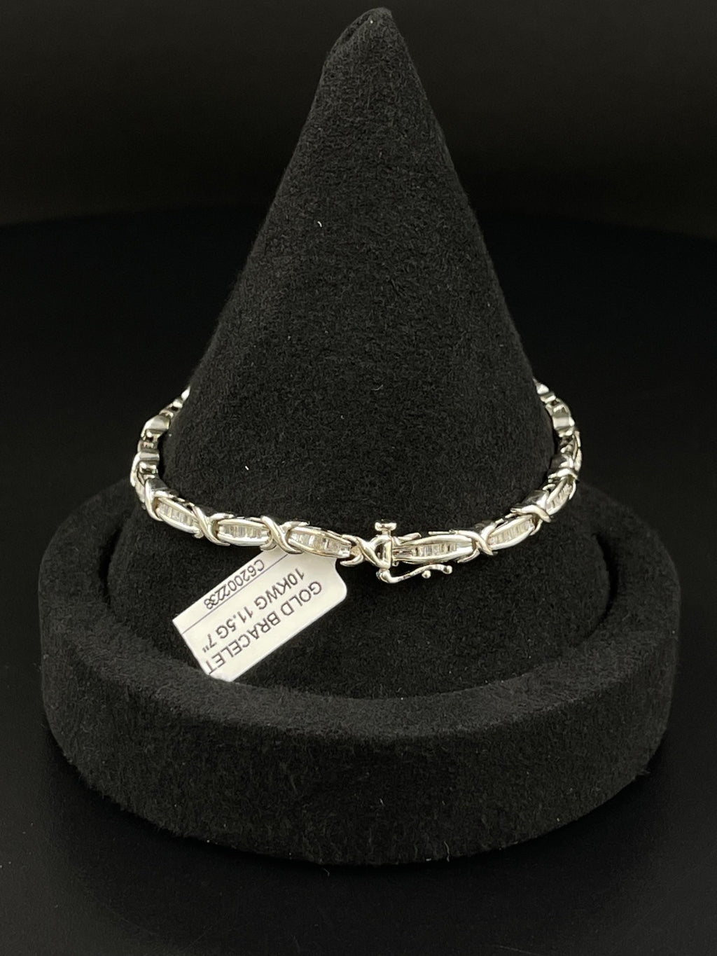 10K White Gold Baguette Bracelet 11.5g | DD Pawn Loans — photo 3