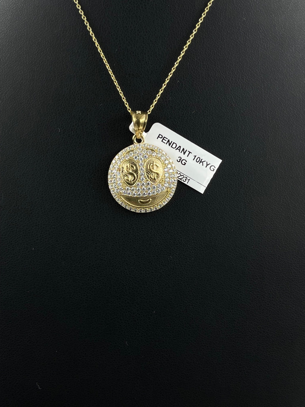 10K Gold Dollar Sign Smiley Pendant – 3g | DD Pawn Loans — photo 3