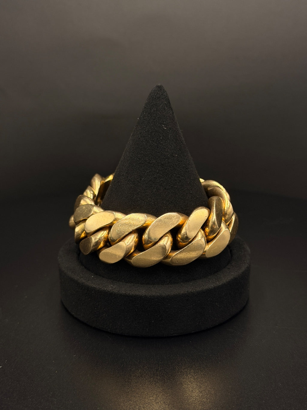 10K Gold Miami Cuban Link Bracelet 322g