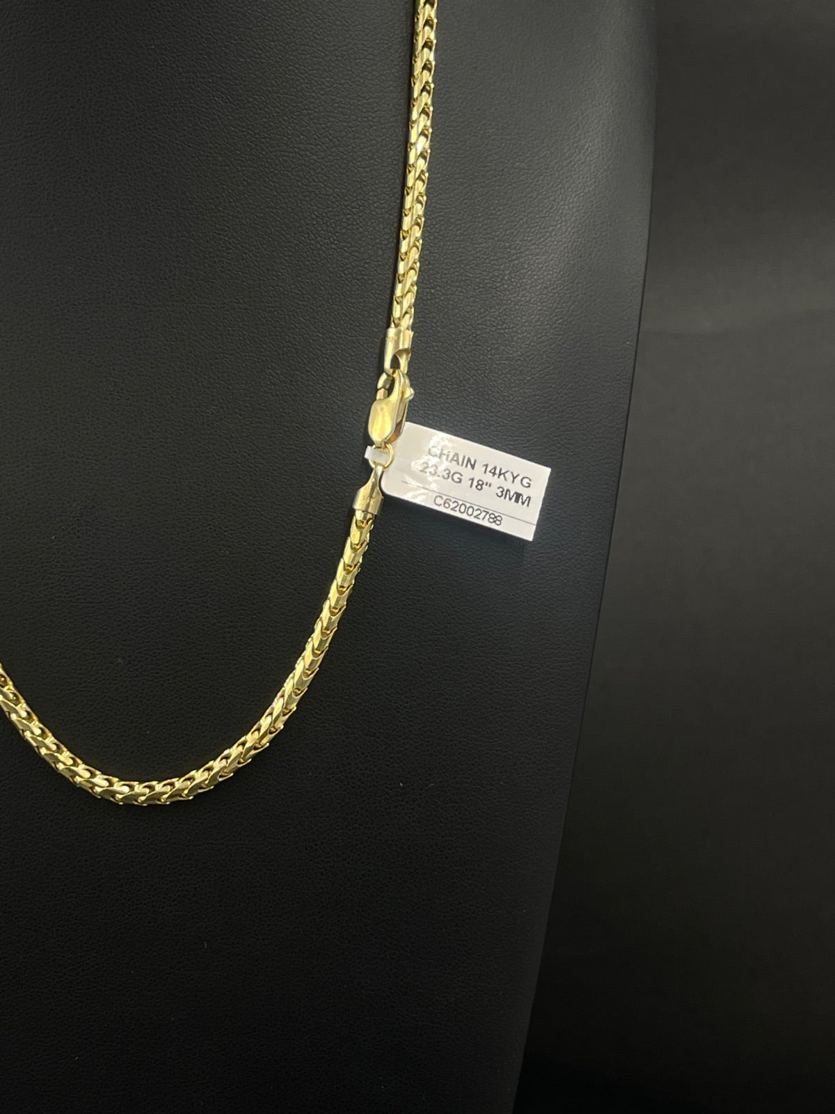 14K Gold Chain Necklace 18 Inch Pre-Owned for Sale