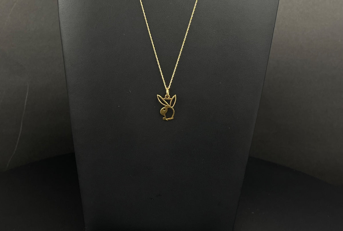 10K Gold Rabbit Pendant for Sale Pre-Owned