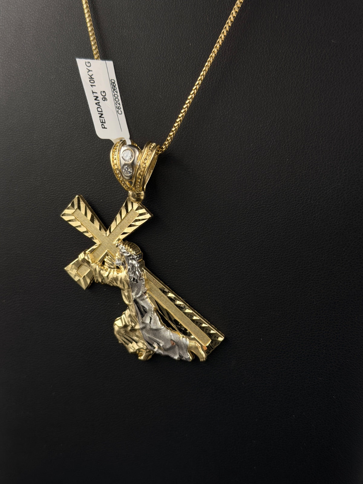 10K Gold Jesus Cross Pendant for Sale | Pre-owned