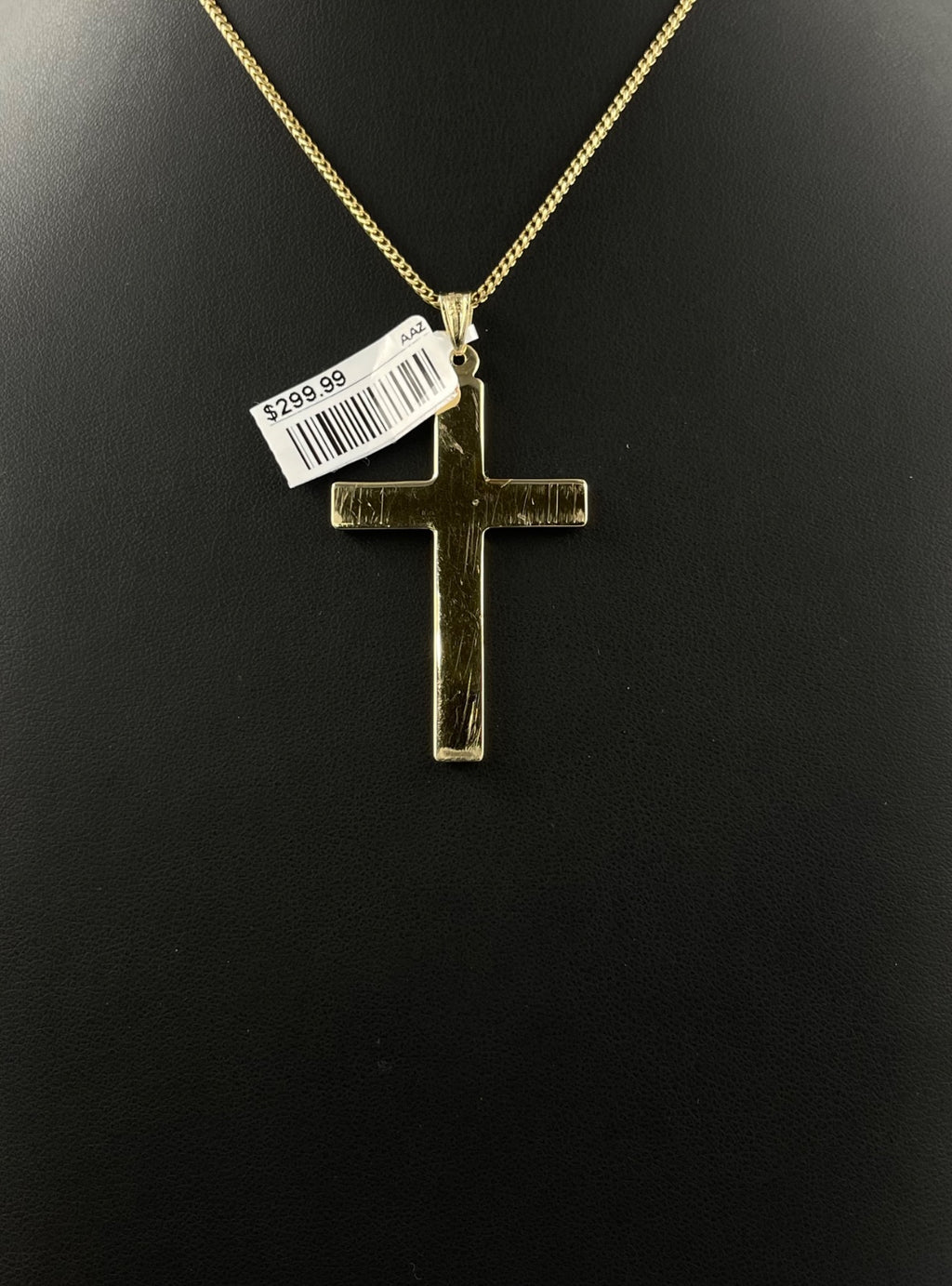 10K Yellow Gold Cross Pendant 2.9 Grams 1.7 Inches