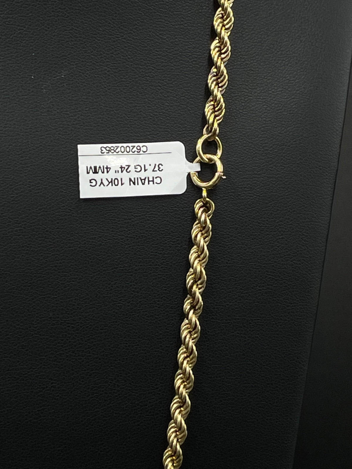 10K Gold rope Chain 
4mm
24 in