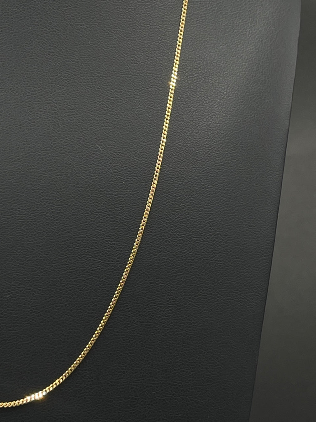 18K Gold Chain Necklace 19 in, 1.3mm