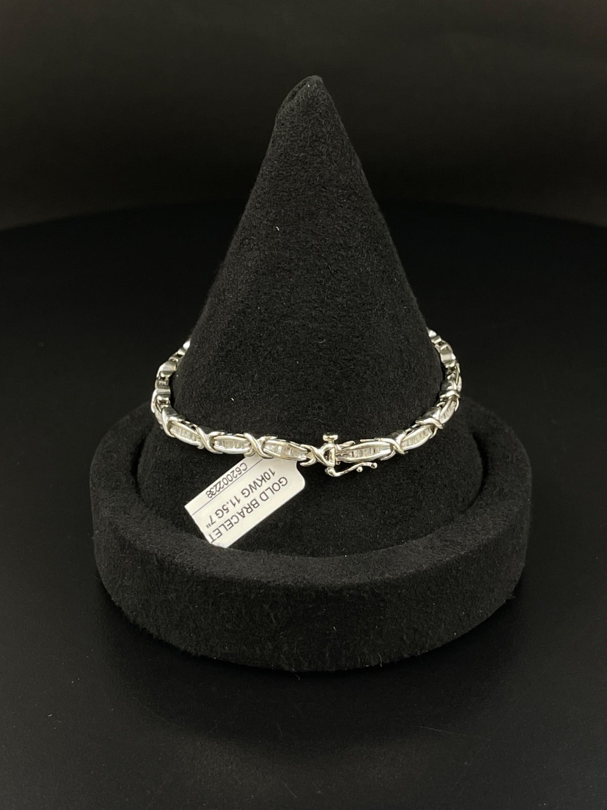 10K White Gold Baguette Bracelet 11.5g | DD Pawn Loans — photo 4