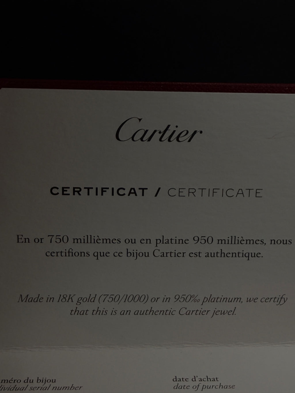 18K Yellow Gold Cartier Love Bracelet Pre-Owned