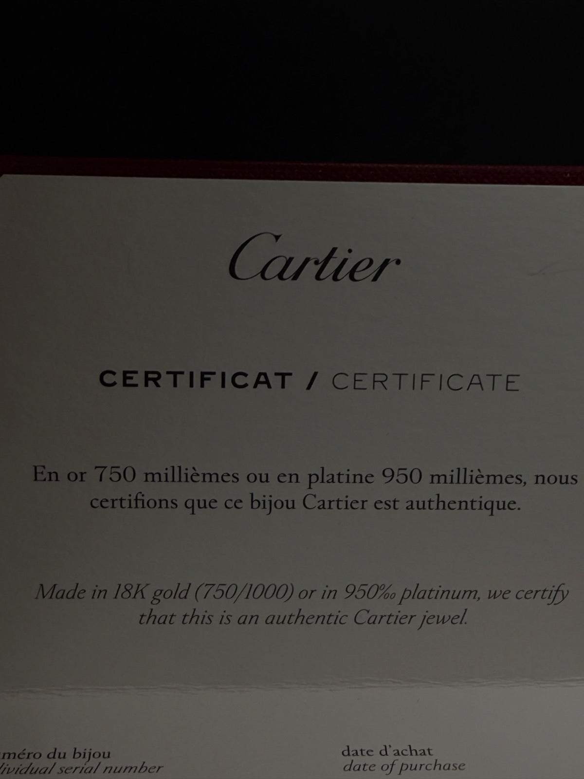 18K Yellow Gold Cartier Love Bracelet Pre-Owned